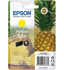 Cartouche d'encre 604 Serie Ananas Jaune Epson