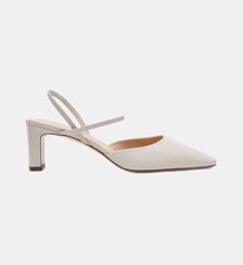 Pinto - Slingback En Cuir Nappa Latte Parallèle