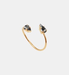 Bague croisée plaqué or - vendome Caroline Najman