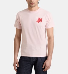 T-shirt en coton organique Tortue brodée Vilebrequin