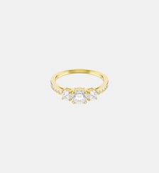 Bague Stilla Attract, Doré à l’or 18 carats (750/1000) Swarovski