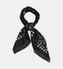 Foulard bandana en laine Agnès b.