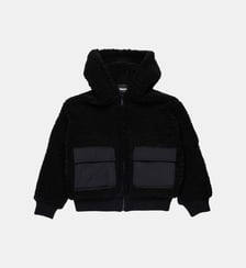 Veste à capuche Teddy avec logo maxi Dsquared2