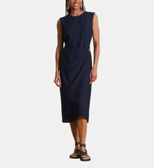 Robe midi sans manches cintrée La Fée Maraboutée