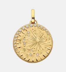 Médaille Pluie d'Etoiles Or Jaune Pavée Arthus Bertrand