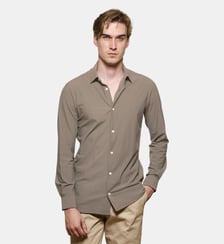 Chemise performance taupe infroissable Atelier Privé