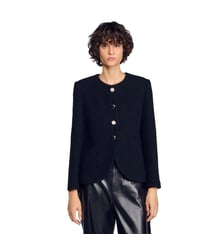 Veste en tweed à boutons fantaisie Sandro
