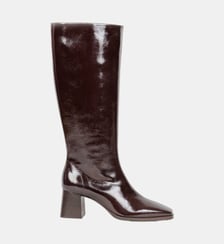 Bottes Lennie Cuir Verni Froissé Bobbies