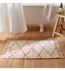 Tapis de bain tufté terracotta 1600g/m² La Redoute Interieurs