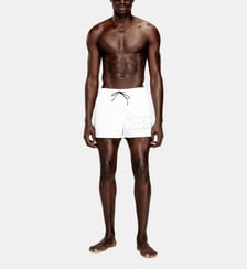 Short de bain à decourtueur avec logo en contour Diesel