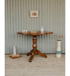 Table d'appoint en bois Francine N°905- Produit chiné Debongout