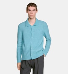 Cardigan en alpaga et laine Sandro