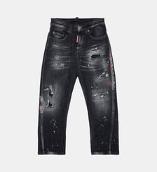 Jean regular noir effet usé Dsquared2