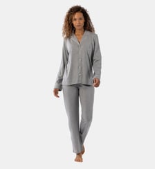 Pyjama boutonné en coton modal LES INTEMPORELLES A06 Lingerie Le Chat