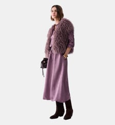 Robe midi en satin jacquard Liu Jo