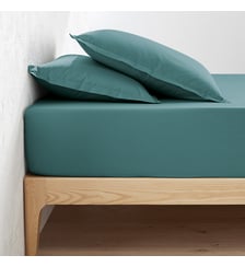 Drap housse en percale coton bonnet 30 cm Scenario La Redoute Interieurs