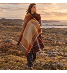 Plaid laine & autres fibres Garnier Thiebaut