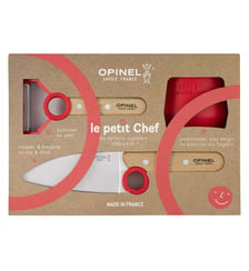 Set de couteaux Coffret Le Petit Chef Rouge CE Opinel