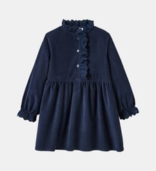 Robe  en velours Cyrillus