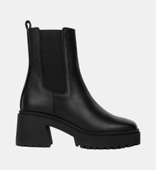 Boots Plates Amara Cuir Grainé Bobbies