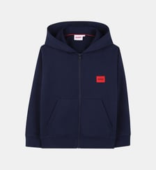 Sweat zippé à capuche Hugo Kids