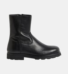 bottes Indiana F. en cuir noir Agnès b.