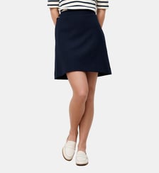 Jupe jolie - Motif uni - Polyester recycle - Coupe droite Caroll