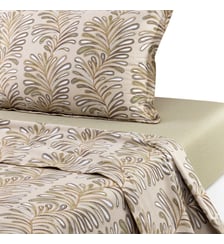 Drap plat en satin de coton lavé Desforges