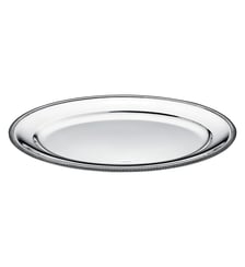 Plat ovale en métal argenté - MALMAISON Christofle
