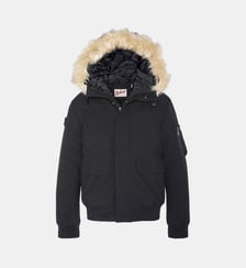 Blouson court rembourré capuche Schott