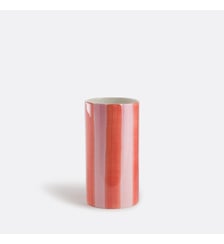 Vase en céramique, à rayures, hauteur 18 cm La Redoute Interieurs