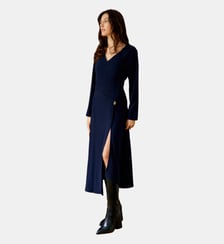 Robe longueur midi asymétrique uni ROSALOU La Petite Etoile