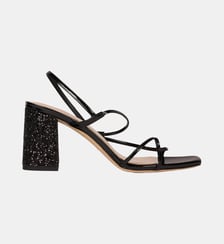 Sandales à talon pailleté Sandro