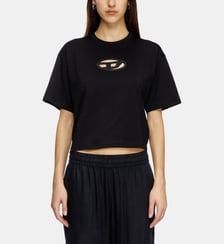 T-shirt boxy avec cut-out Oval D Diesel
