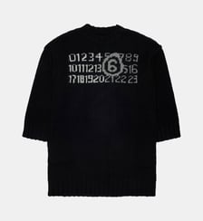 Robe midi avec logo numérique MM6 Maison Margiela