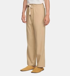 Pantalon large coton cordon tressé Sandro
