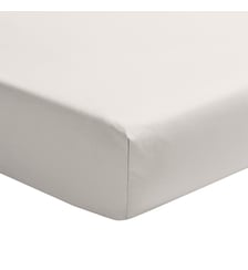 Drap housse uni en percale de coton, bonnet de 35cm, PREMIÈRE Essix