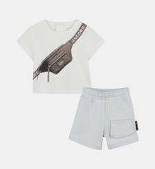 T-shirt et short en coton Marc Jacobs Kids
