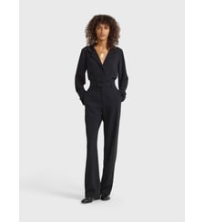 pantalon de tailleur droit Agnès b.