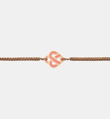 Bracelet Cœur Entrelacé Émail Poiray