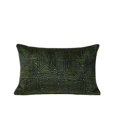 Housse De Coussin  Chenille au motif graphique Madura