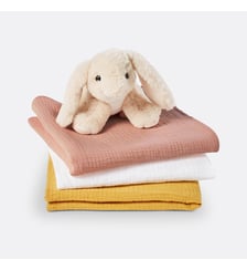 Lot de 3 maxi langes gaze de coton La Redoute Interieurs