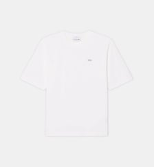 T-shirt jersey coton épais loose fit Lacoste