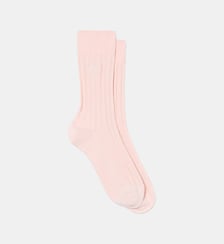 Chaussettes coton côtelé Lacoste