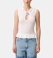 Top maille volant Claudie Pierlot