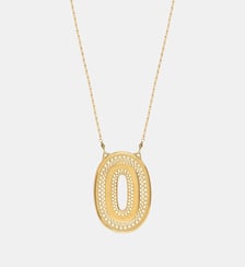 Collier pendentif   doré à l'or fin - Noor Satellite
