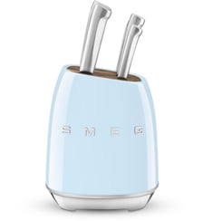 Bloc couteaux 6 pcs multi-usages bleu Smeg