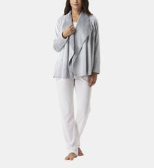 Veste courte en peluche flanelle ESSENTIEL H73B Lingerie Le Chat