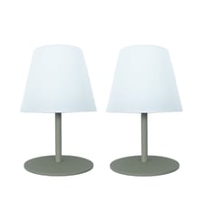 Lampe de table set de 2 LED sans fil vert olive Lumisky