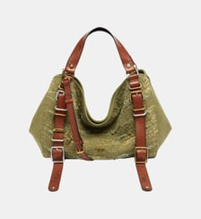D-One-Sac medium à poignée supérieure en toile vieillie Diesel